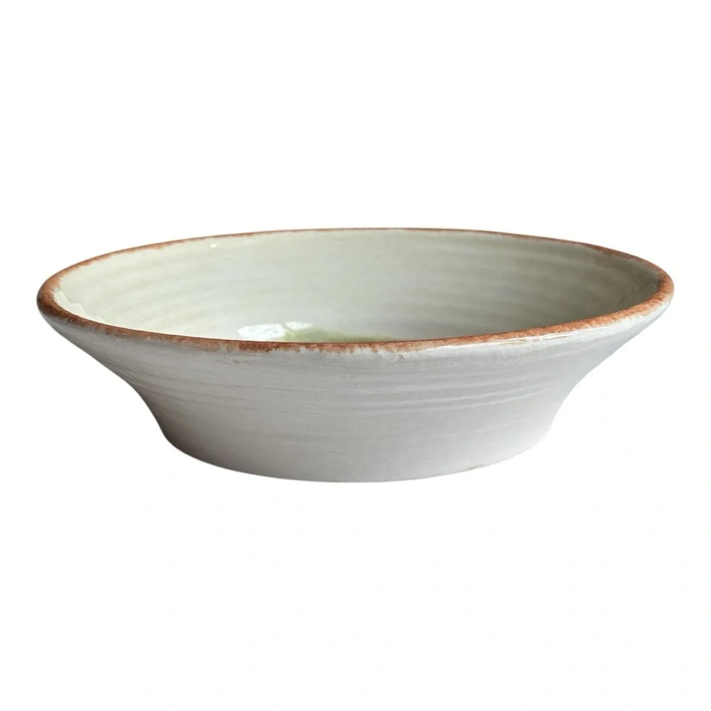 Williams Sonoma Jardin Potager individual Pasta Bowl yellow pepper made in Italy